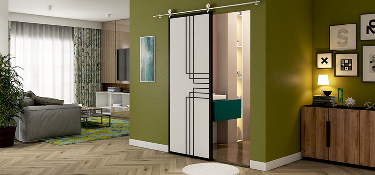 sliding bathroom door installation in South Miami Heights